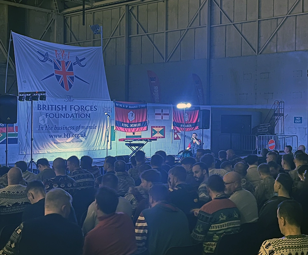 Festive belly laughs for 28 Engineer Regiment | The British Forces Foundation