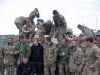 Ed Sheeran in Camp Bastion with The British Forces Foundation